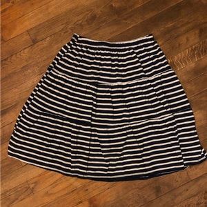 Women’s Kim Rogers knee length skirt, black and navy. lot of 2. Size small